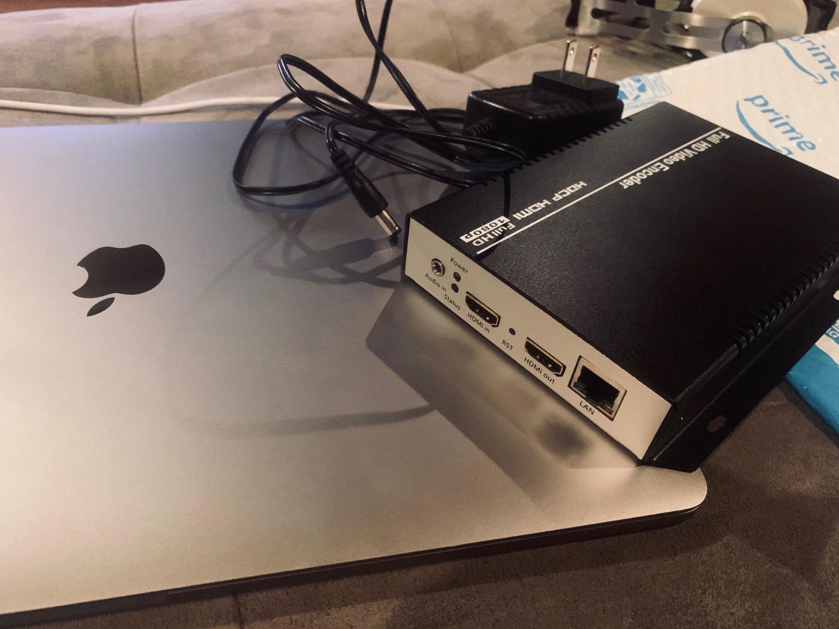 HD HEVC H.265 MPEG4 H.264 4K HDMI to Video Streaming IPTV Encoder for HDMI to RTSP RTMP HTTP UDP HLS ONVIF SRT Facebook YouTube Live Streaming Server customer photo 2