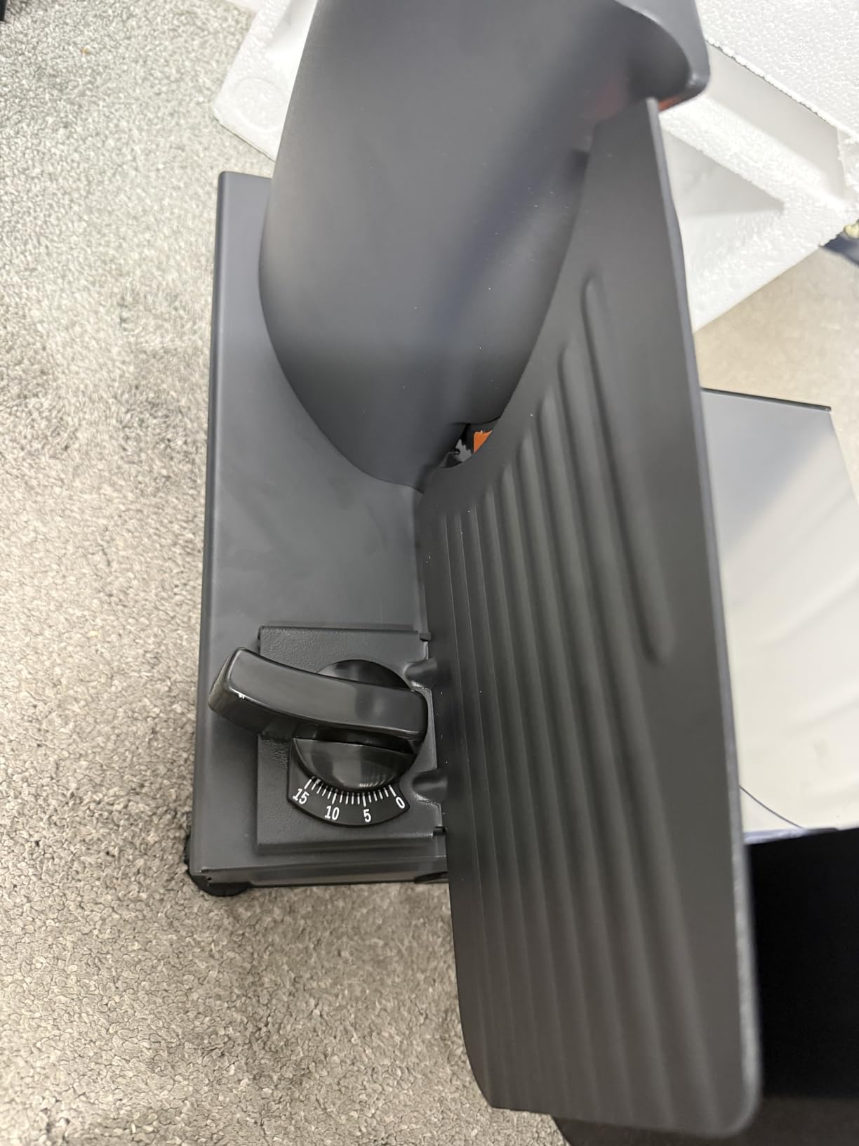 Elite Gourmet EMT-625B Ultimate Precision Electric Deli Food Meat Slicer Removable Stainless Steel Blade, Adjustable Thickness, Ideal for Cold Cuts, Hard Cheese, Vegetables & Bread, 7.5