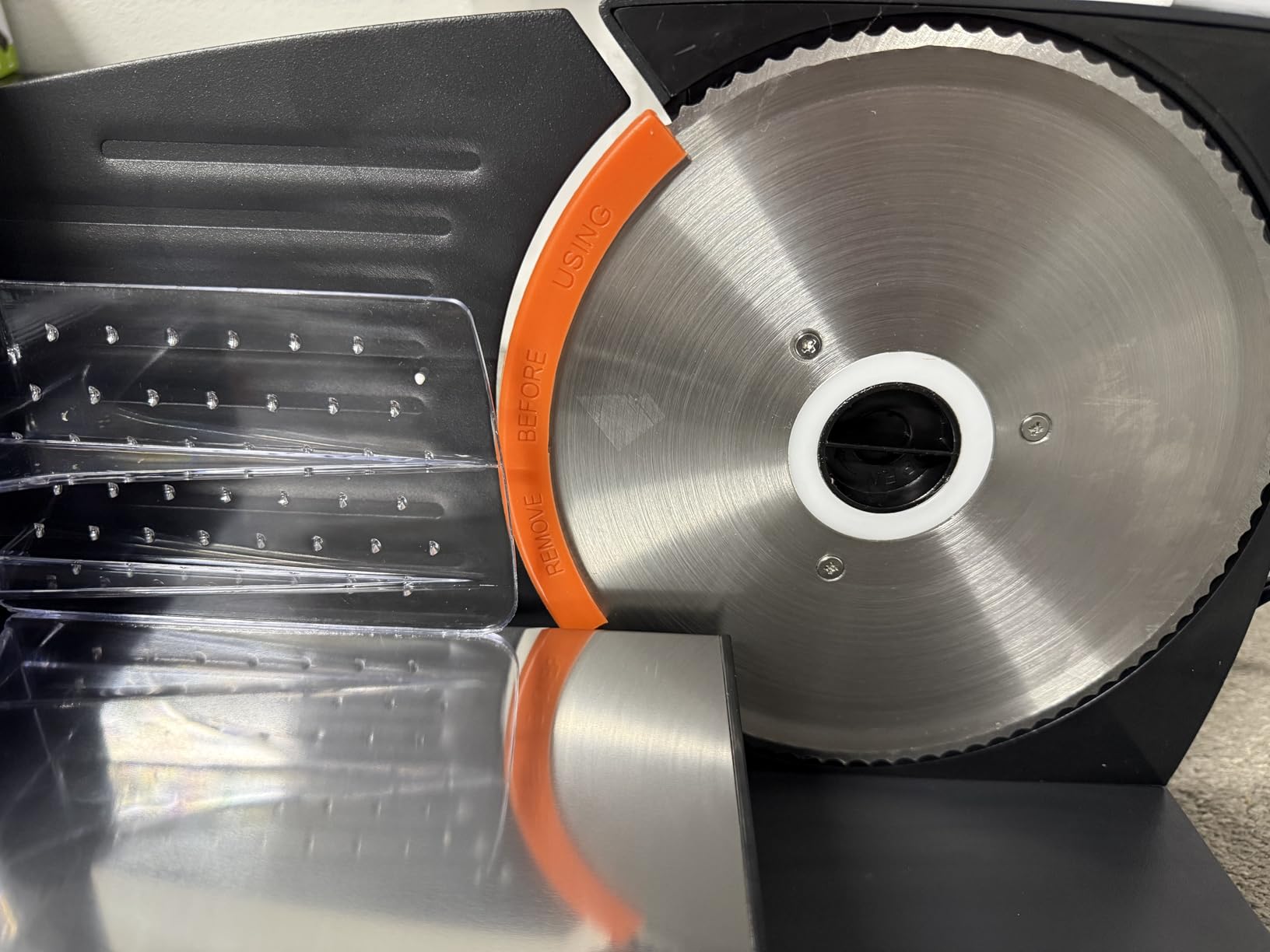 Elite Gourmet EMT-625B Ultimate Precision Electric Deli Food Meat Slicer Removable Stainless Steel Blade, Adjustable Thickness, Ideal for Cold Cuts, Hard Cheese, Vegetables & Bread, 7.5