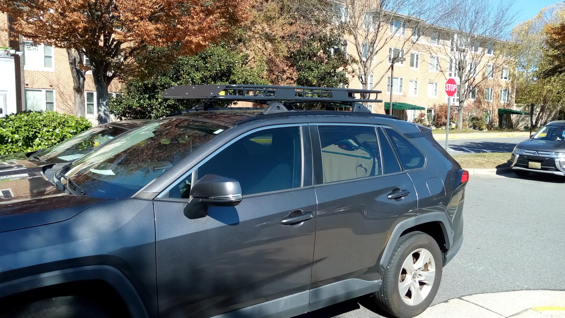 Leader Accessories Roof Rack Cargo Basket with 150LB Capacity Car Top Luggage Carrier 64