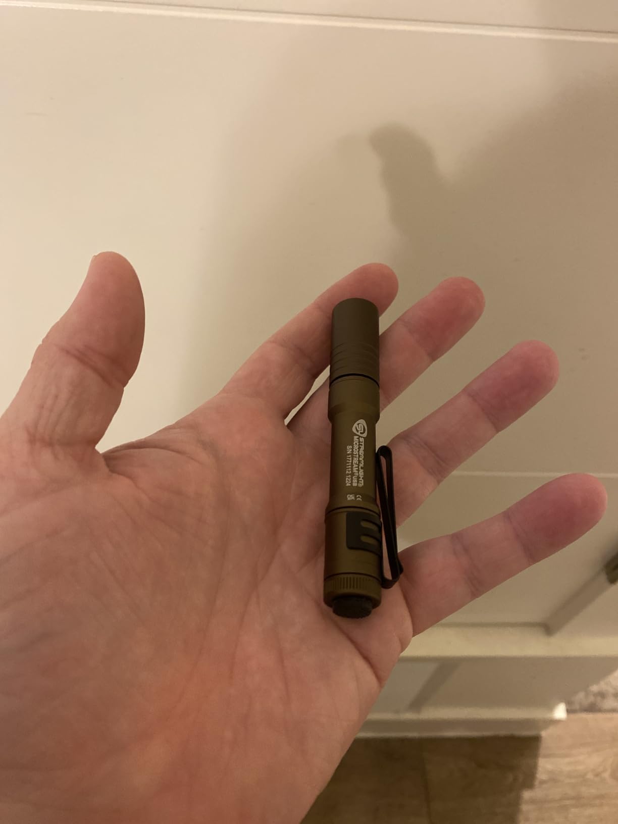 Streamlight 66608 MicroStream 250-Lumen EDC Ultra-Compact Flashlight with USB Rechargeable Battery, Clear Retail Packaging, Coyote customer photo 1