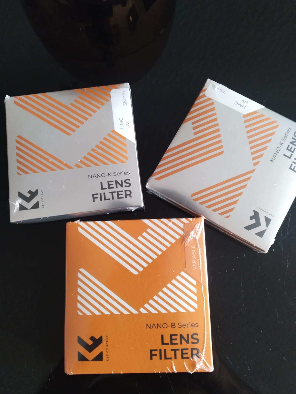 K&F CONCEPT 82mm Variable ND2-ND400 ND Lens Filter (1-9 Stops) for Camera Lens, Adjustable Neutral Density Filter with Microfiber Cleaning Cloth (B-Series) customer photo 1