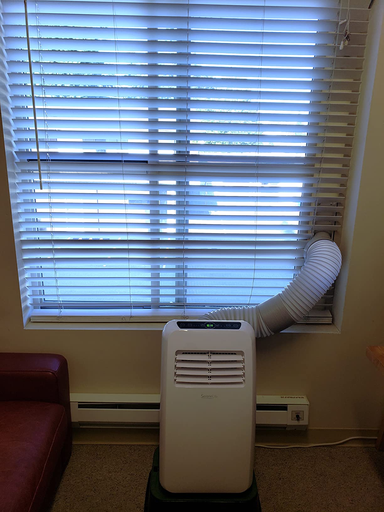 SereneLife 3-in-1 Portable Air Conditioner with Built-in Dehumidifier Function, Fan Mode, Remote Control, Complete Window Mount Exhaust Kit customer photo 1