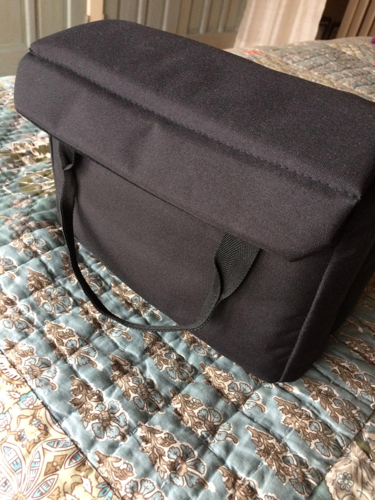 BOMKEE Camera Inserts Lens Padded Insert Liner DSLR SLR Protective Bag Camera Cube Roomy Case Waterproof Foldable pouch for Camera Lens Accessories Sony Canon Nikon Olympus (Black) customer photo 2