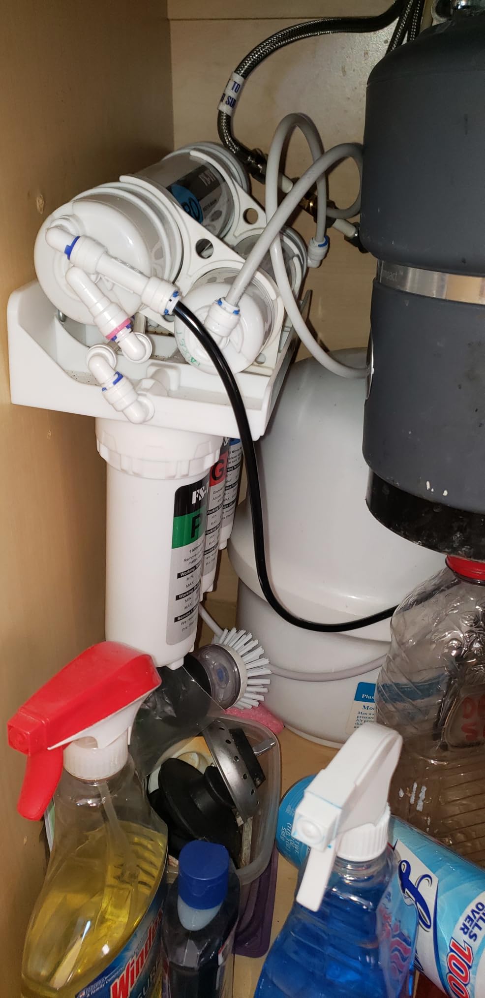 FS-TFC 5-Stage Reverse Osmosis Water Filtration System 100GPD Fast Flow Plus Extra 4 Filter for Free (FS-RO-100G-A) customer photo 1