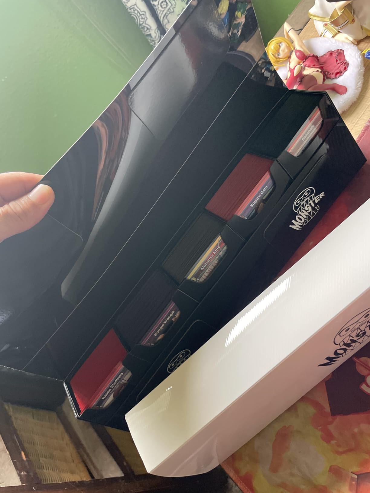 The Original Hydra Magnetic XL Deck Box- Carry All Your Decks at Once- Removable Deckbox Compartments, Self-Locking Closure - Hold 375+ Trading Cards- Compatible w Standard & Smaller Size Gaming TCGs customer photo 2