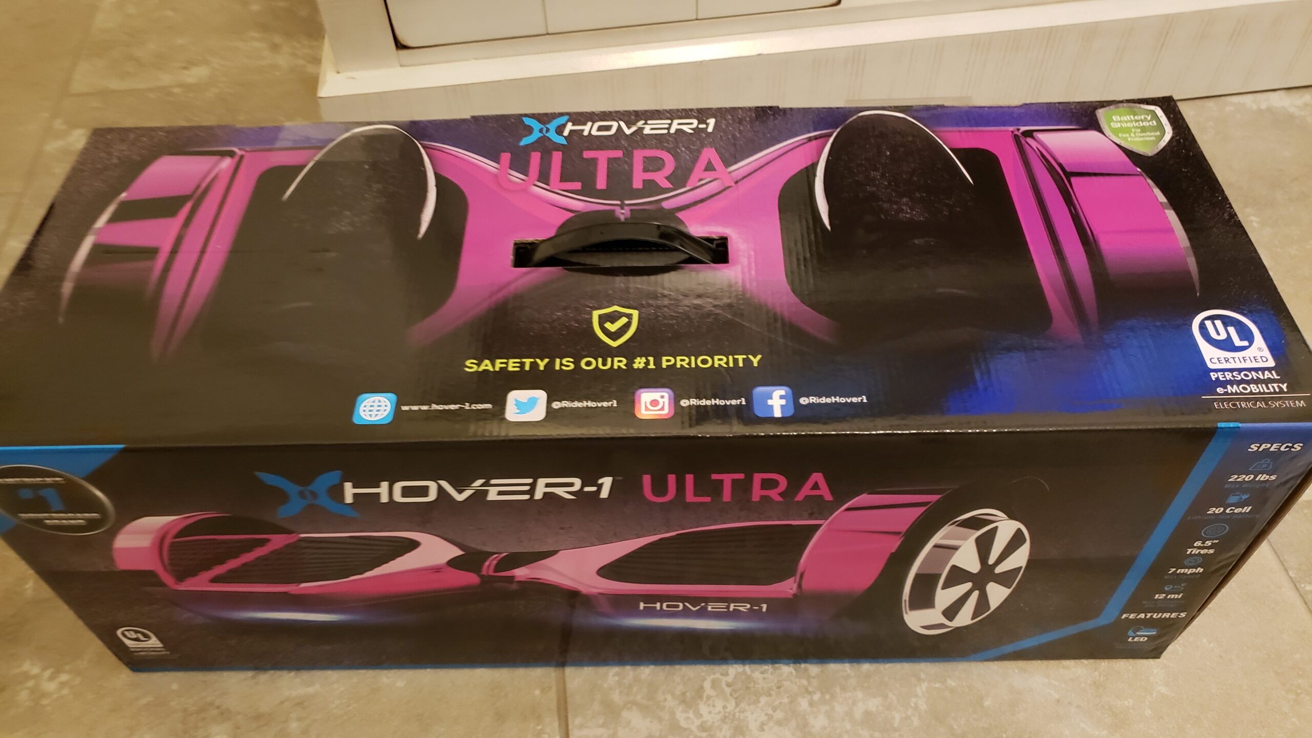 Hover-1 Ultra Electric Self Balancing Scooter with 9MPH Top Speed, 9 Mile Range, 400W Motor, Long Lasting Li-Ion Battery, 5HR Full Charge, Rider Modes: Beginner to Expert customer photo 1