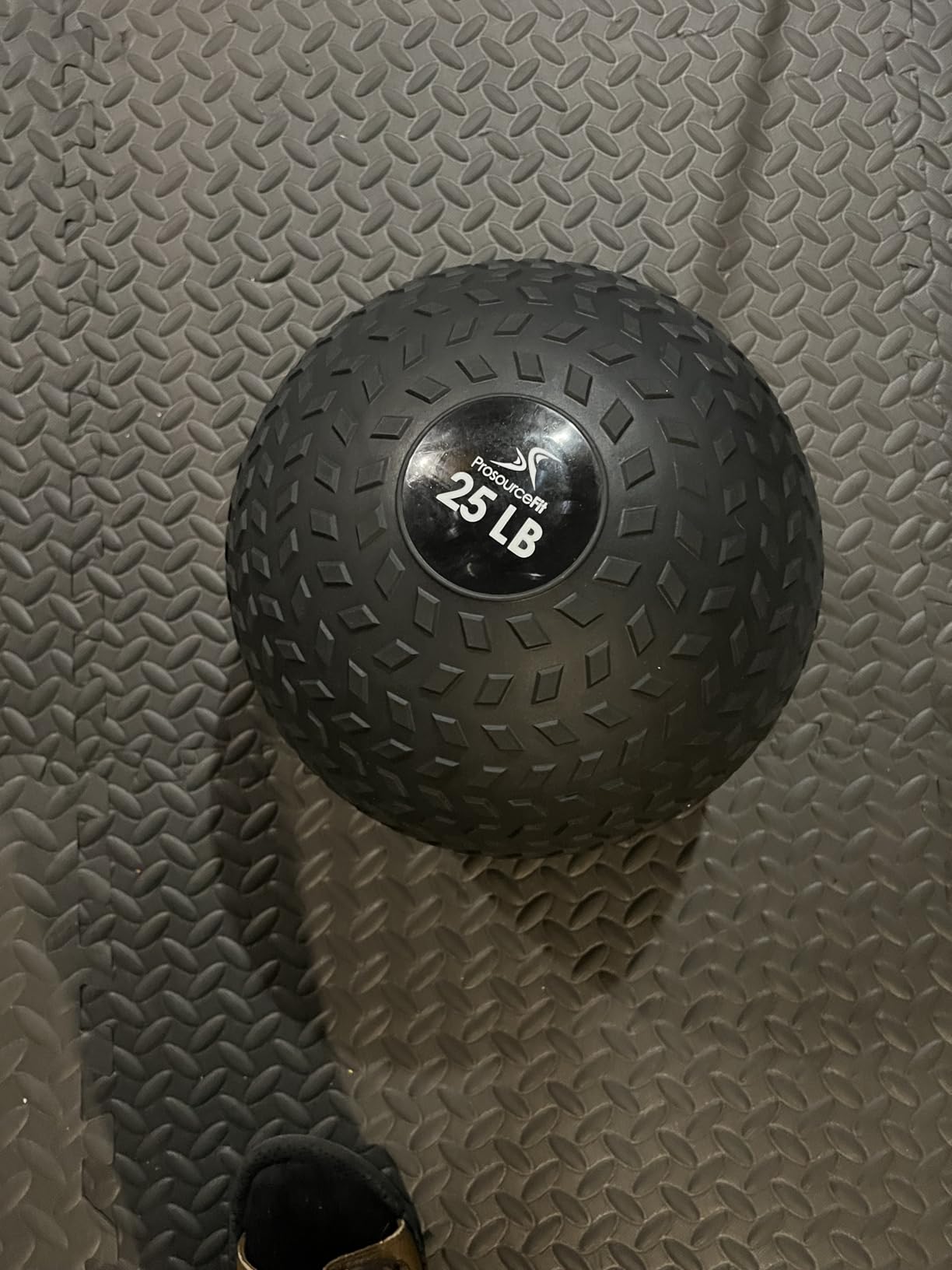 ProsourceFit Slam Medicine Balls 5, 10, 15, 20, 25, 30, 50lbs Smooth and Tread Textured Grip Dead Weight Balls for Strength and Conditioning Exercises, Cardio and Core Workouts customer photo 2