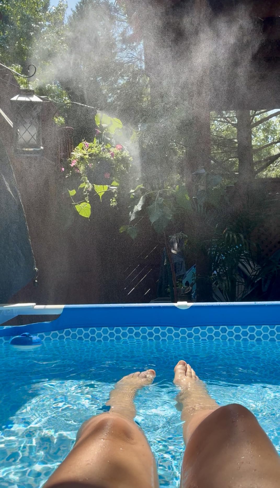 HOMENOTE Misting Cooling System, 26FT (8M) Misting Line + 7 Brass Mist Nozzles + Brass Adapter(3/4