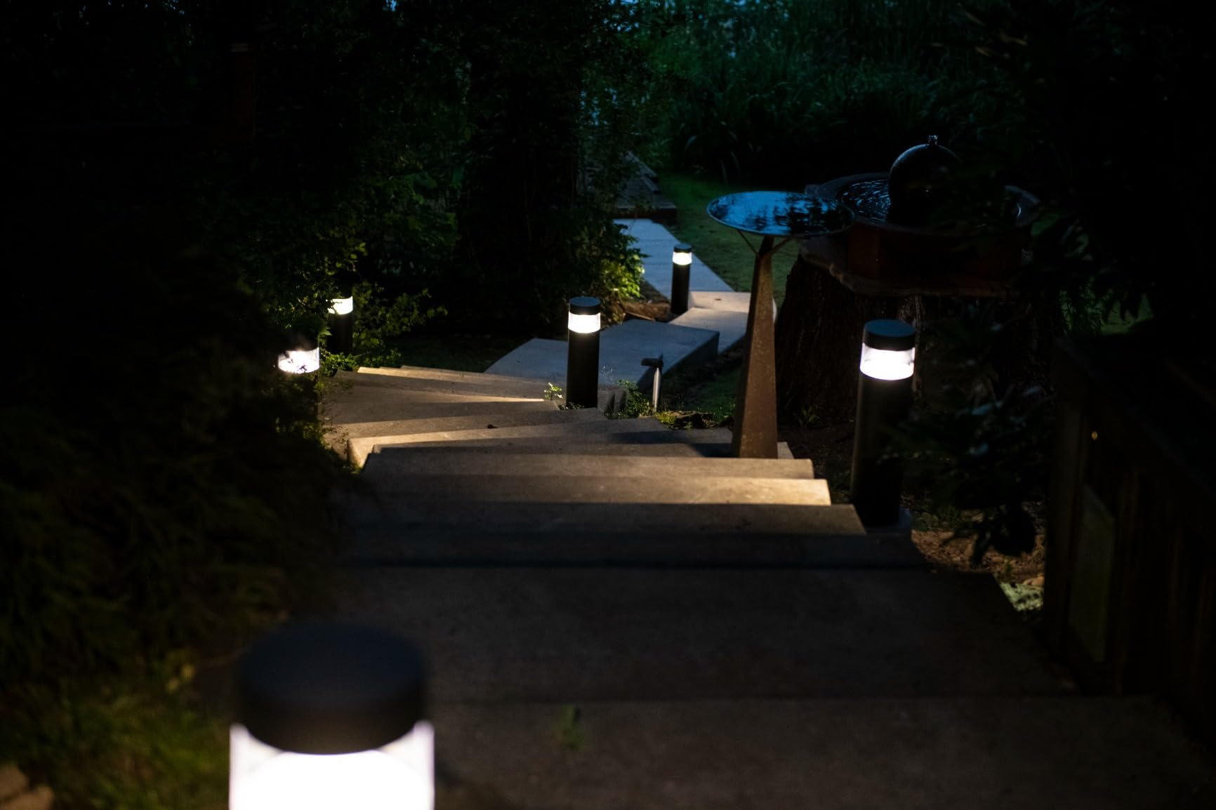 harrrrd LED Bollard Landscape Lights 25