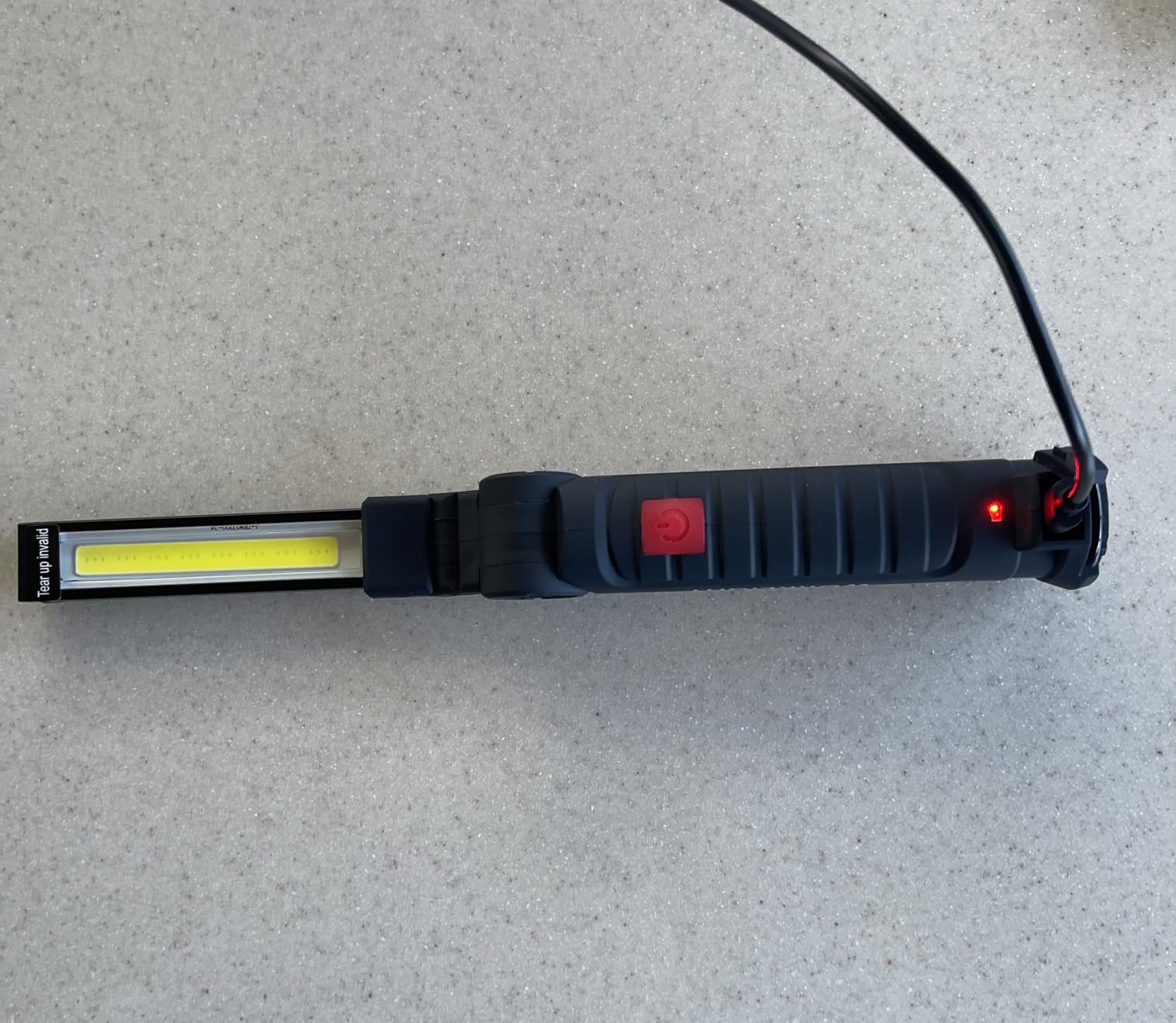 Coquimbo Tool Fathers Day Dad Gifts for Men Him Husband, Rechargeable LED Work Light BBQ Grill with Magnetic Base Hook, 360° Rotate Mechanic Flashlight Mens Easter Birthday Gifts (2 Pack Black) customer photo 1