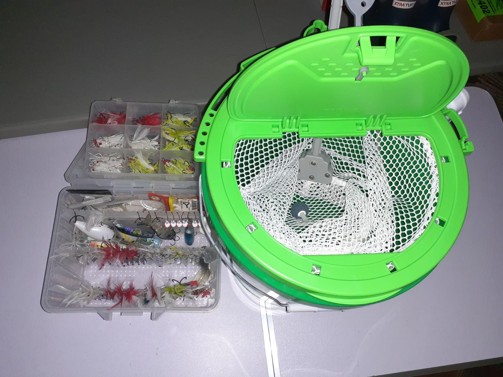 Flambeau Tackle Outdoors 6092BB Bait Butler- Live Bait Retrieval System, Integrated Lid System with Net for Easy Bait Retrieval customer photo 2