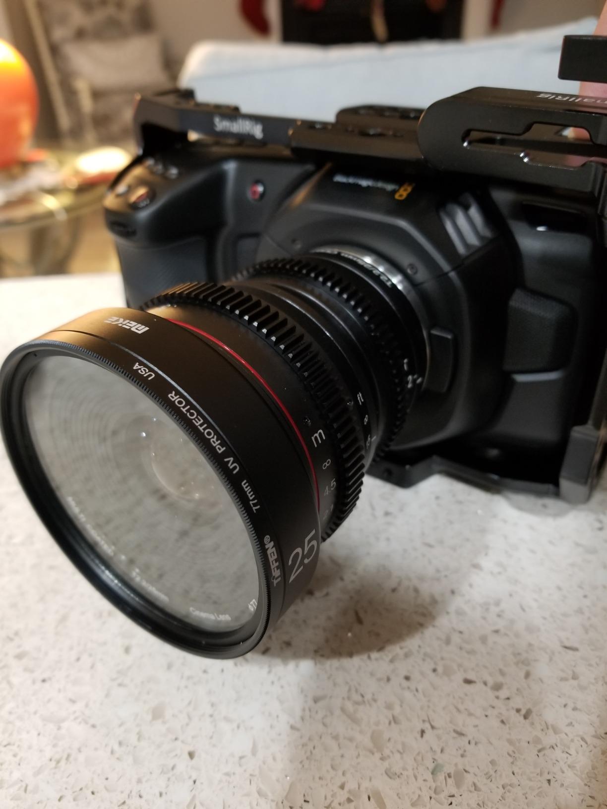 Meike 25mm T2.2 Manual Focus Prime Mini Cinema Lens for Micro Four Thirds MFT M43 Mount Cameras customer photo 2
