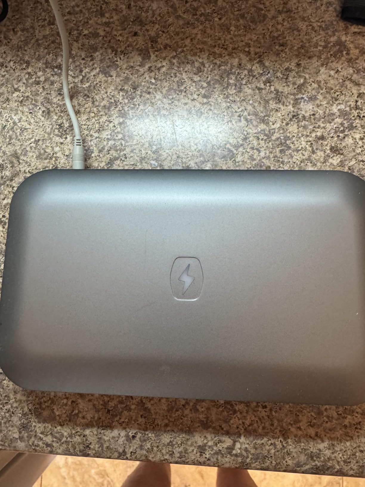 PhoneSoap Wireless UV Phone Sanitizer & Universal Phone Charger Box with Qi Charging | Patented & Clinically Proven 360-Degree UV-C Light Sanitizer (Gunmetal Grey) customer photo 1