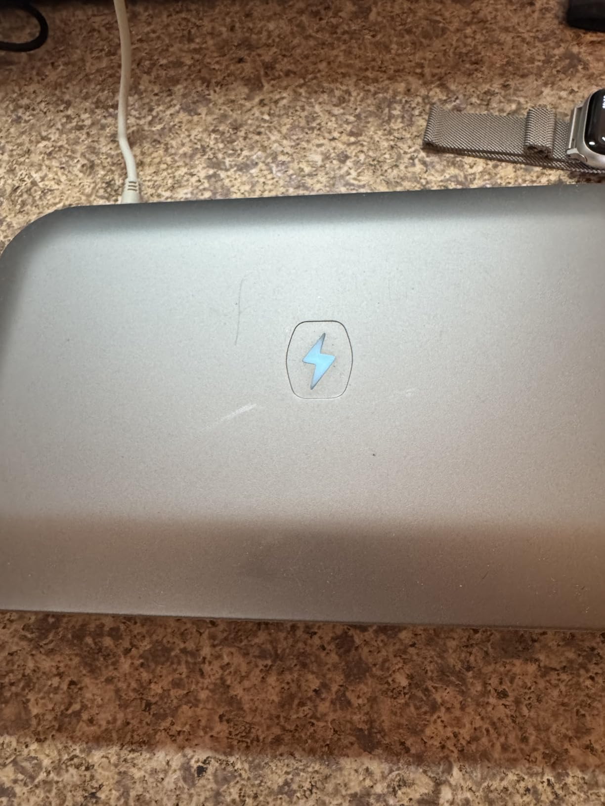 PhoneSoap Wireless UV Phone Sanitizer & Universal Phone Charger Box with Qi Charging | Patented & Clinically Proven 360-Degree UV-C Light Sanitizer (Gunmetal Grey) customer photo 2