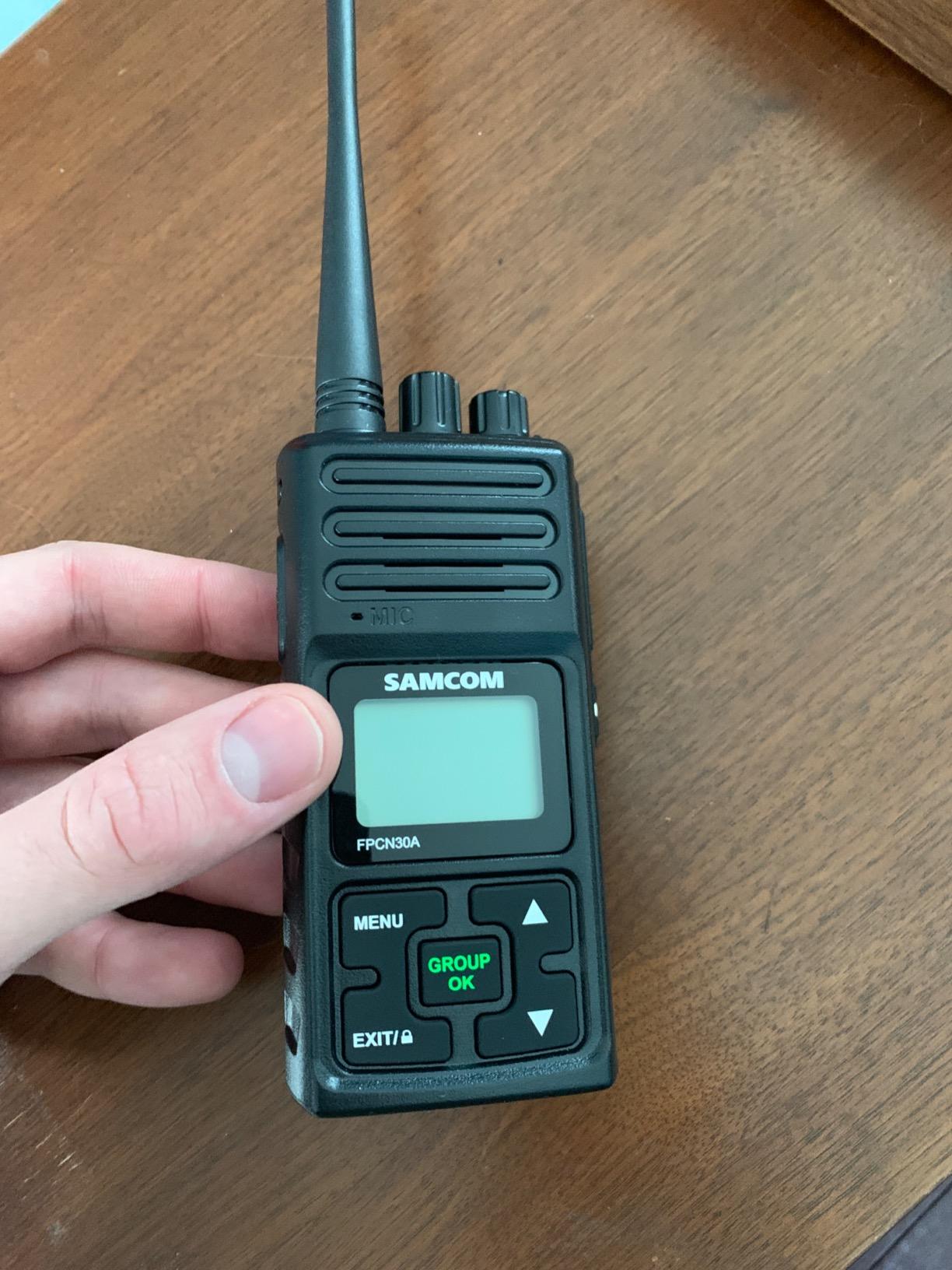 SAMCOM 2 Way Radios FPCN30A Two Way Radios Long Range Rechargeable 5 Watts UHF Professional Handheld Radios (3 Packs) customer photo 1