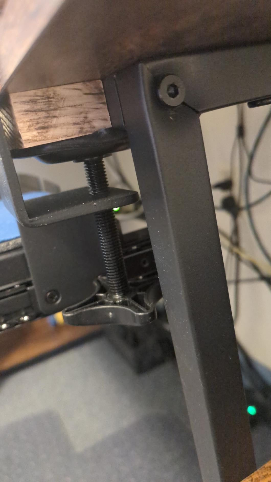 VIVO Large Keyboard Tray Under Desk Pull Out with Extra Sturdy C Clamp Mount System, 27 (33 Including Clamps) x 11 Inch Slide-Out Platform Computer Drawer for Typing, Black, MOUNT-KB05E customer photo 1