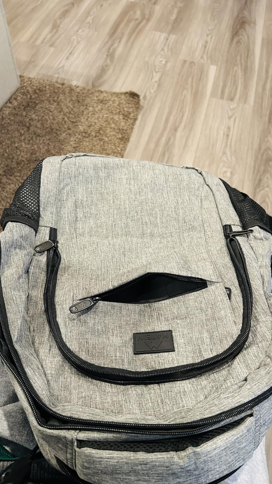 MATEIN 17 Inch Laptop Backpack, TSA Large Backpack for Travel and Business, Water Resistant Big Flight Approved Weekender Carry-On Backpack with Luggage Sleeve for Women and Men customer photo 1