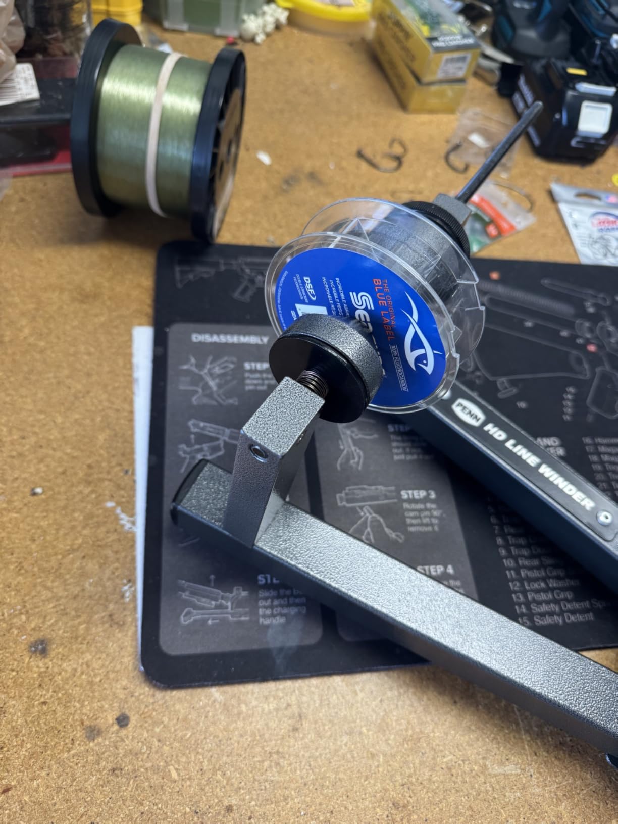 Penn Fishing HD Line Winder Fishing Line Spooler, Black - Premium Heavy Duty Spooling Station customer photo 1