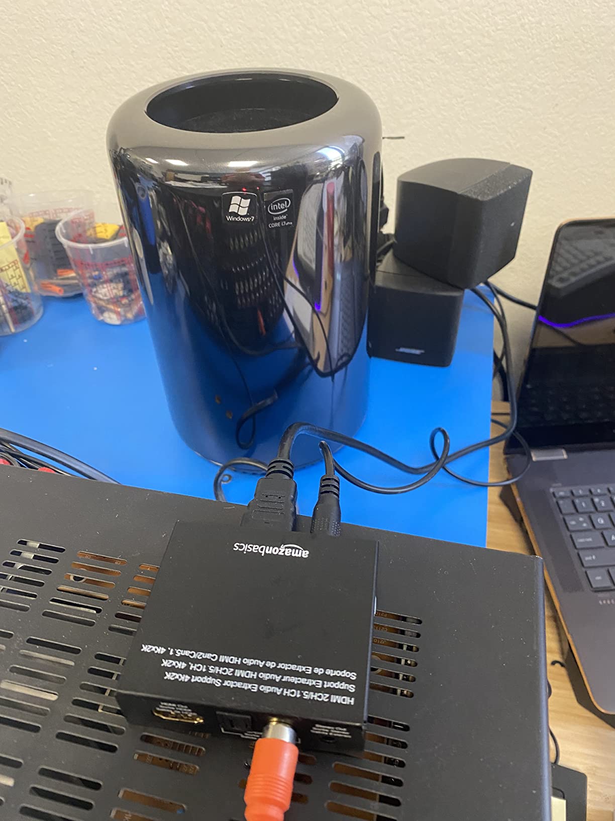 Amazon Basics 4K HDMI to HDMI and Audio Extractor Converter with SPDIF, Stereo Audio Output, Toslink Optical Audio for Apple TV, Fire TV, Fire Stick, Blu-Ray Players customer photo 2