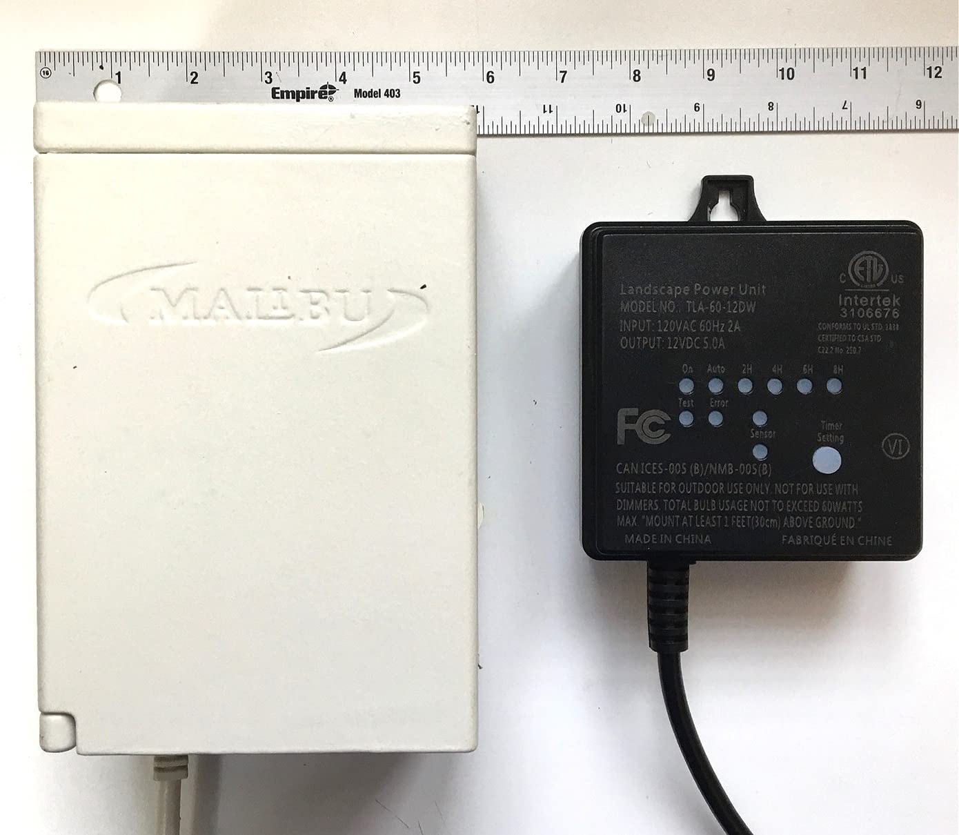 DEWENWILS 60W 120V AC to 12V DC Outdoor Low Voltage Transformer with Timer and Photocell Light Sensor, Weatherproof, Specially for LED Landscape Lighting, Spotlight, Pathway Light, ETL Listed customer photo 1