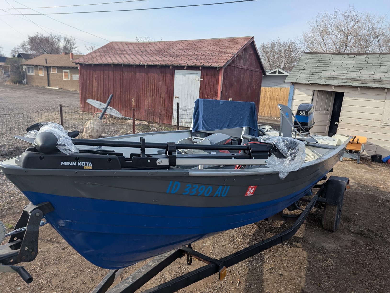 Minn Kota Edge Bow-Mount Electric Trolling Motor with Hand/Tiller Control - 45 Lb. Thrust, 45 In. Shaft, Freshwater customer photo 1