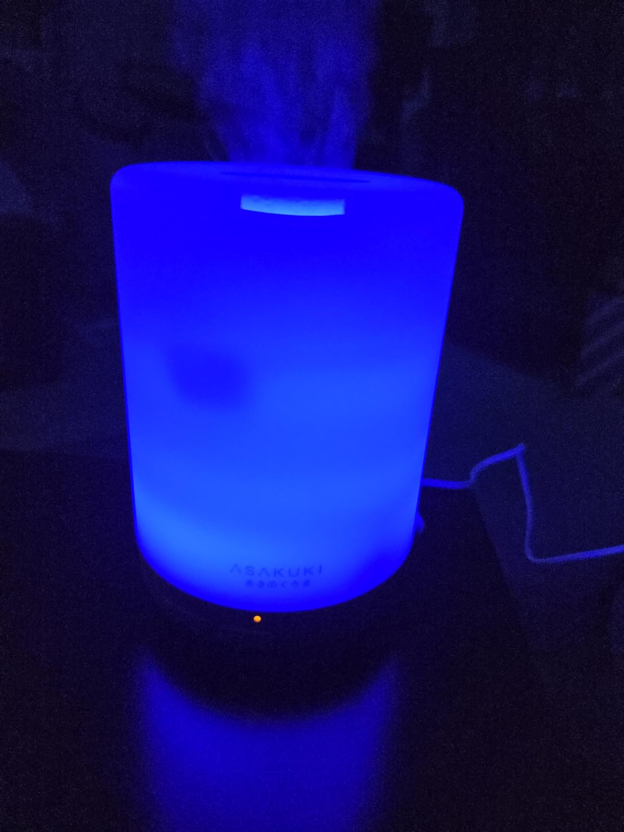 ASAKUKI Essential Oil Diffuser for Home, 300 ml Humidifier with Automatic Shut-Off, Quiet Aromatherapy Diffuser with 7 LED Lights for Living Room, Kitchen, Bedroom, Hotel - Light Brown customer photo 2