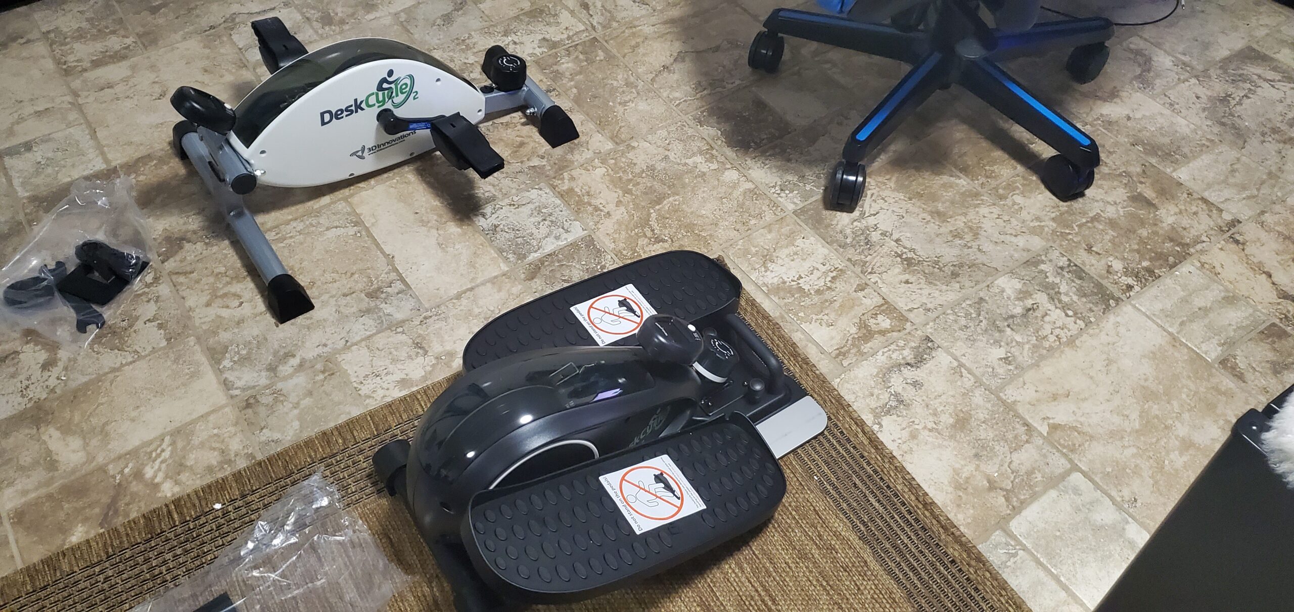 DeskCycle Under Desk Elliptical Machine up to 40 lbs Magnetic Resistance Foot Pedaler, Ultra-Smooth & Silent Seated Leg Exerciser, Heavy Duty Non-Sliding Steel Frame customer photo 2