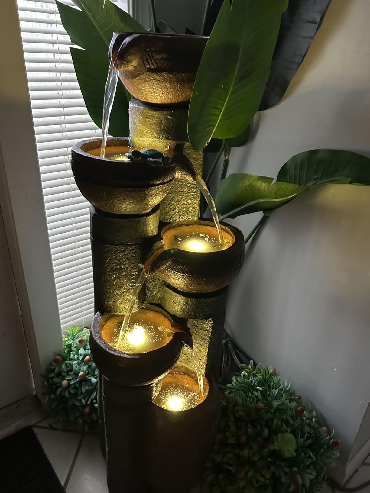 GROWNEER 550GPH Submersible Pump 30W Fountain Water Pump (2000L/H) with 7.2ft High Lift, 3 Nozzles for Aquarium, Fish Tank, Pond, Hydroponics, Statuary, Pool customer photo 1