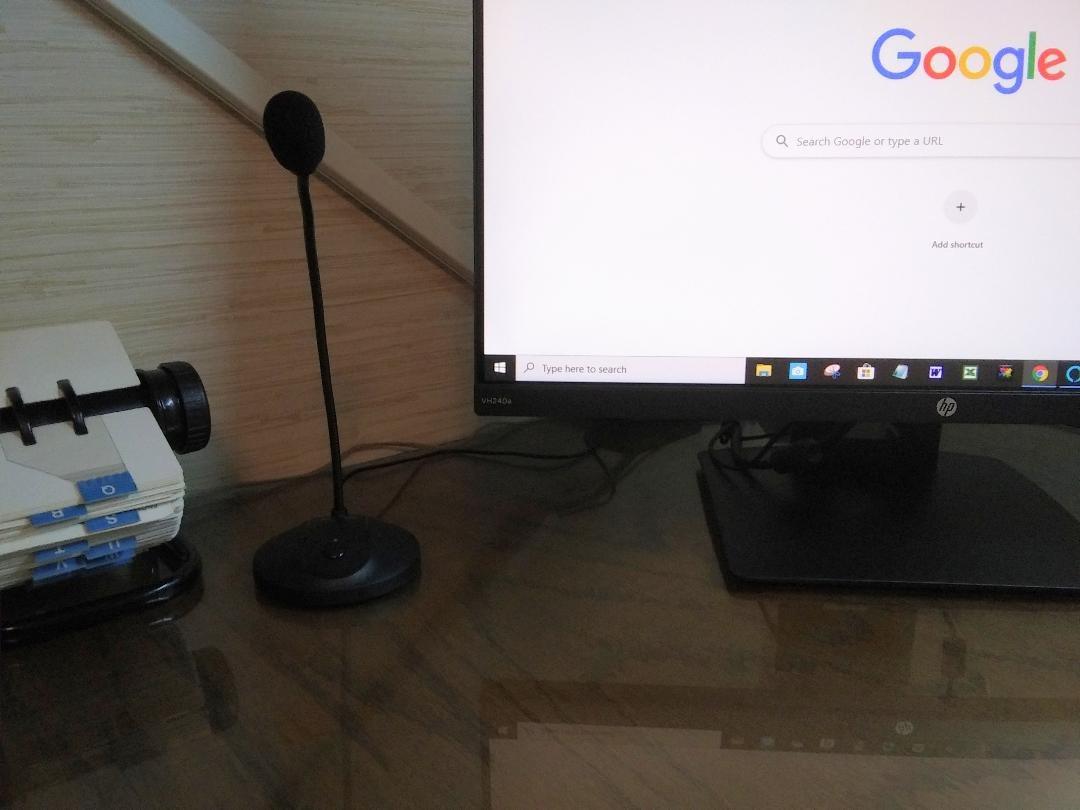 JOUNIVO USB Microphone, 360 Degree Adjustable Gooseneck Design, Mute Button & LED Indicator, Noise-Canceling Technology, Plug & Play, Compatible with Windows & MacOS customer photo 2