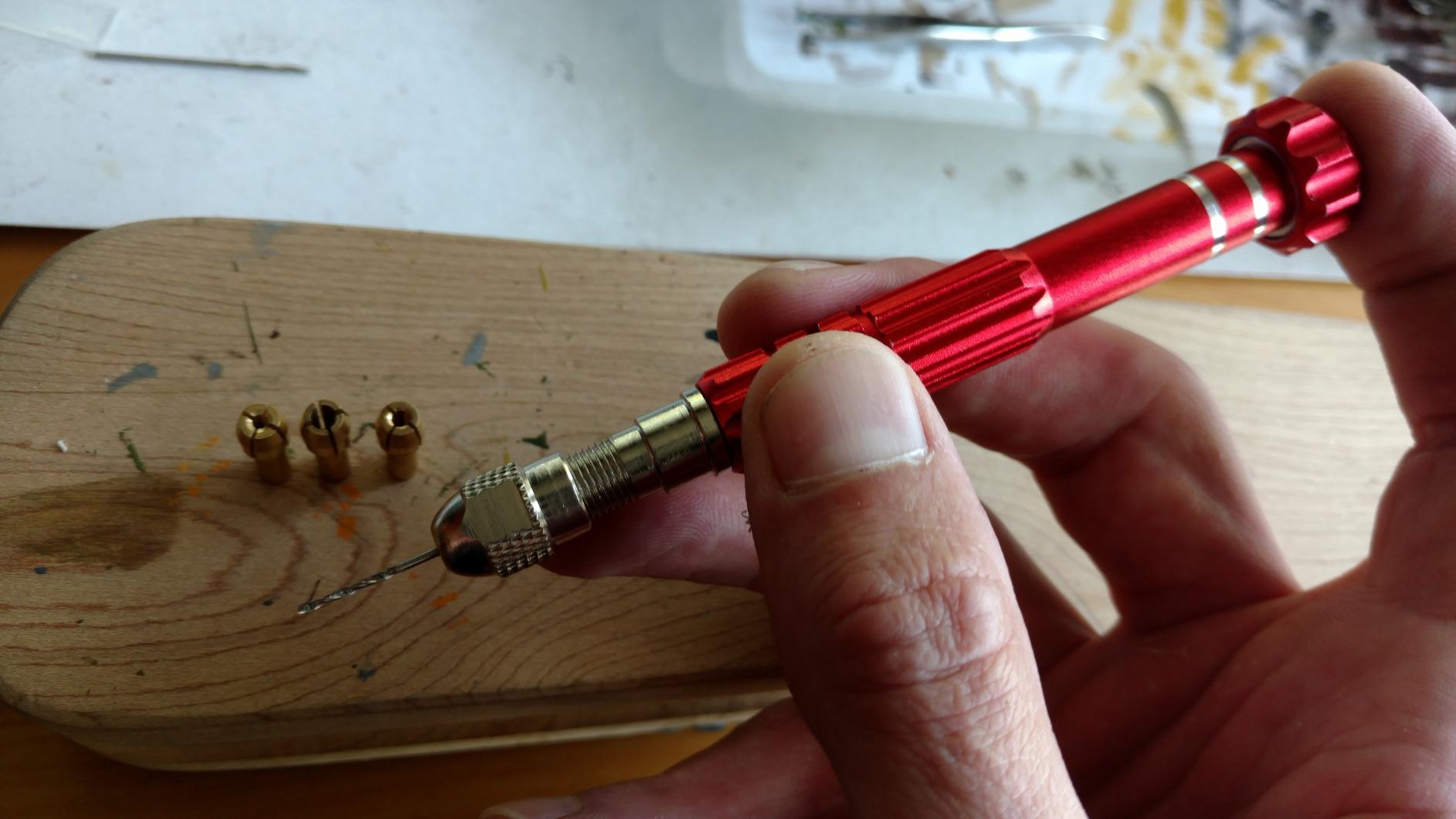 The Army Painter, Miniature & Model Drill - Pin Vise Hobby Drilling with Three Bits for Tabletop Roleplaying, Boardgames, and Wargames Miniature Modelling customer photo 1