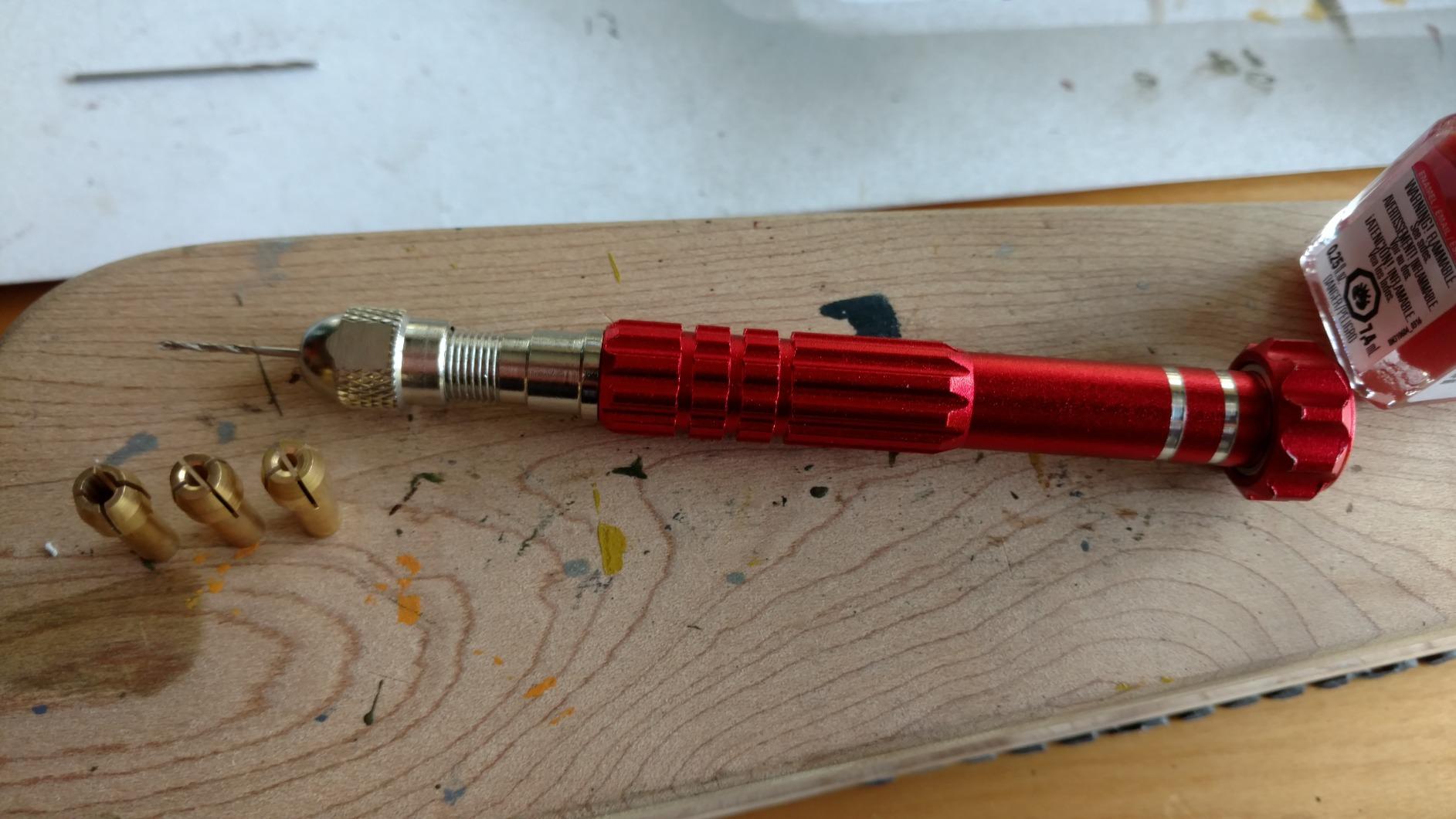 The Army Painter, Miniature & Model Drill - Pin Vise Hobby Drilling with Three Bits for Tabletop Roleplaying, Boardgames, and Wargames Miniature Modelling customer photo 2