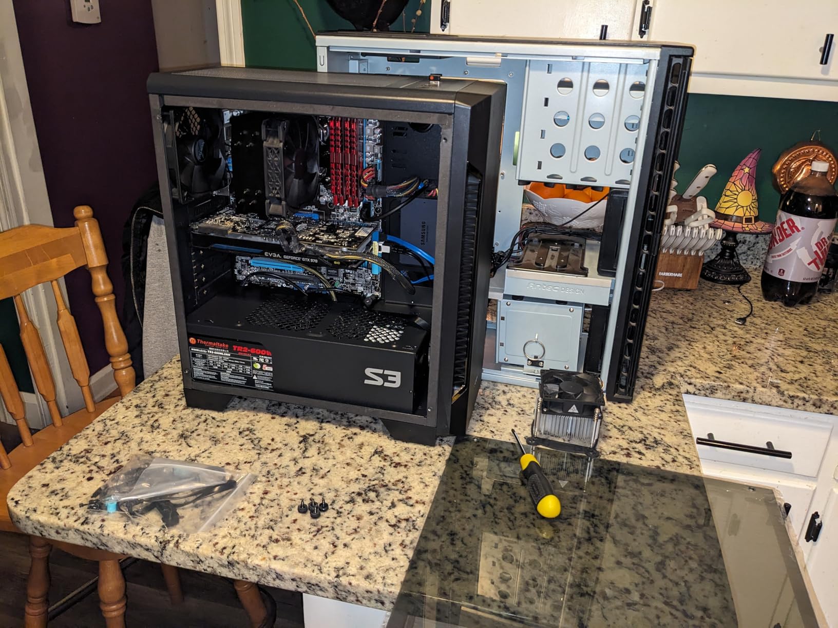 Zalman - S3 - ATX Mid-Tower PC Case - Full Acrylic Side Panel - 3x Case Fan 120mm Pre-Installed, Black customer photo 2