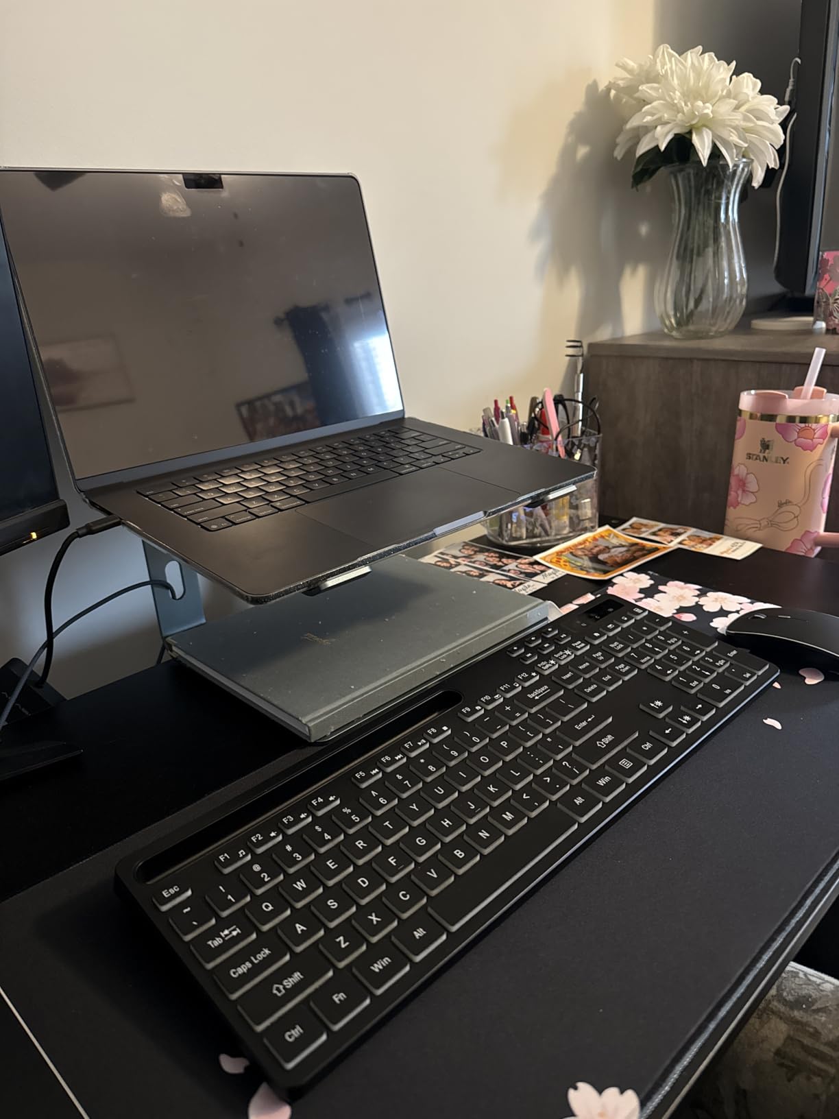 Nulaxy Fully Aluminum Detachable Laptop Stand, Ergonomic Ventilated Cooling Laptop Holder Computer Riser for Desk, Anti-Slip Design Notebook Stand Compatible with All 10-16