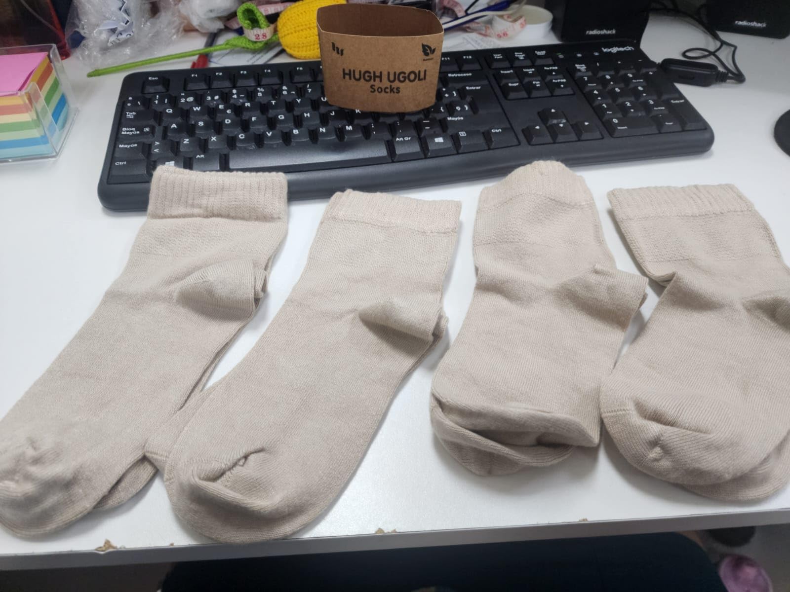 Hugh Ugoli Diabetic Socks for Women Rayon Derived from Bamboo, Soft, Ankle, Thin, Wide, Loose, Non-Binding Top, 4-8 Pairs customer photo 1