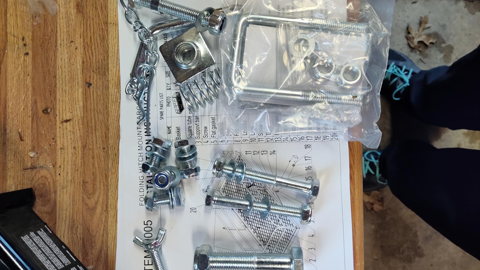 500 Lbs Heavy Duty Hitch Mount Cargo Carrier 60