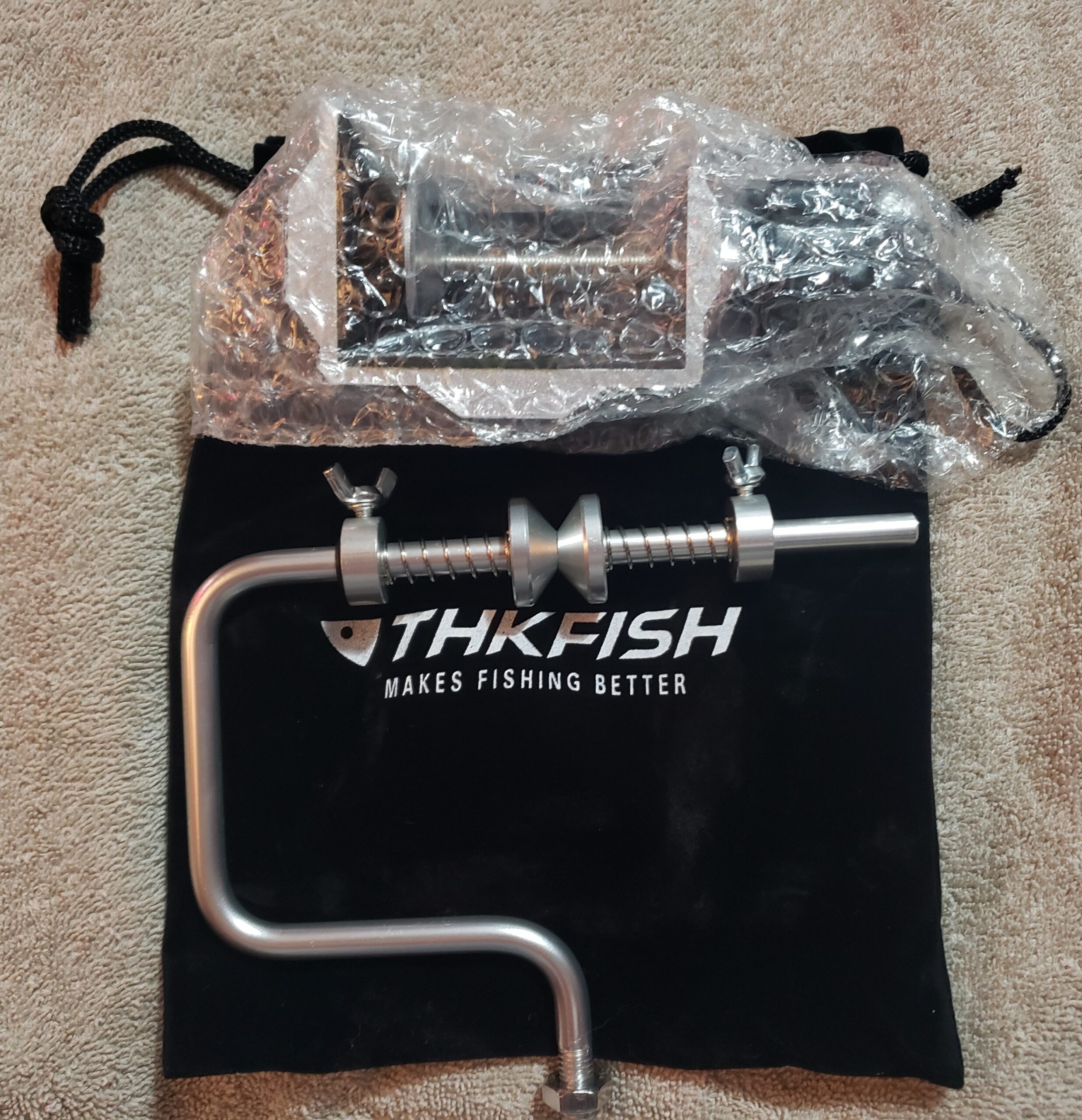 THKFISH Fishing Line Spooler Fishing Line Winder Spooler Fishing Accessories Adjustable Stable Portable Fishing Line Spooler/Fishing Line Remover customer photo 1