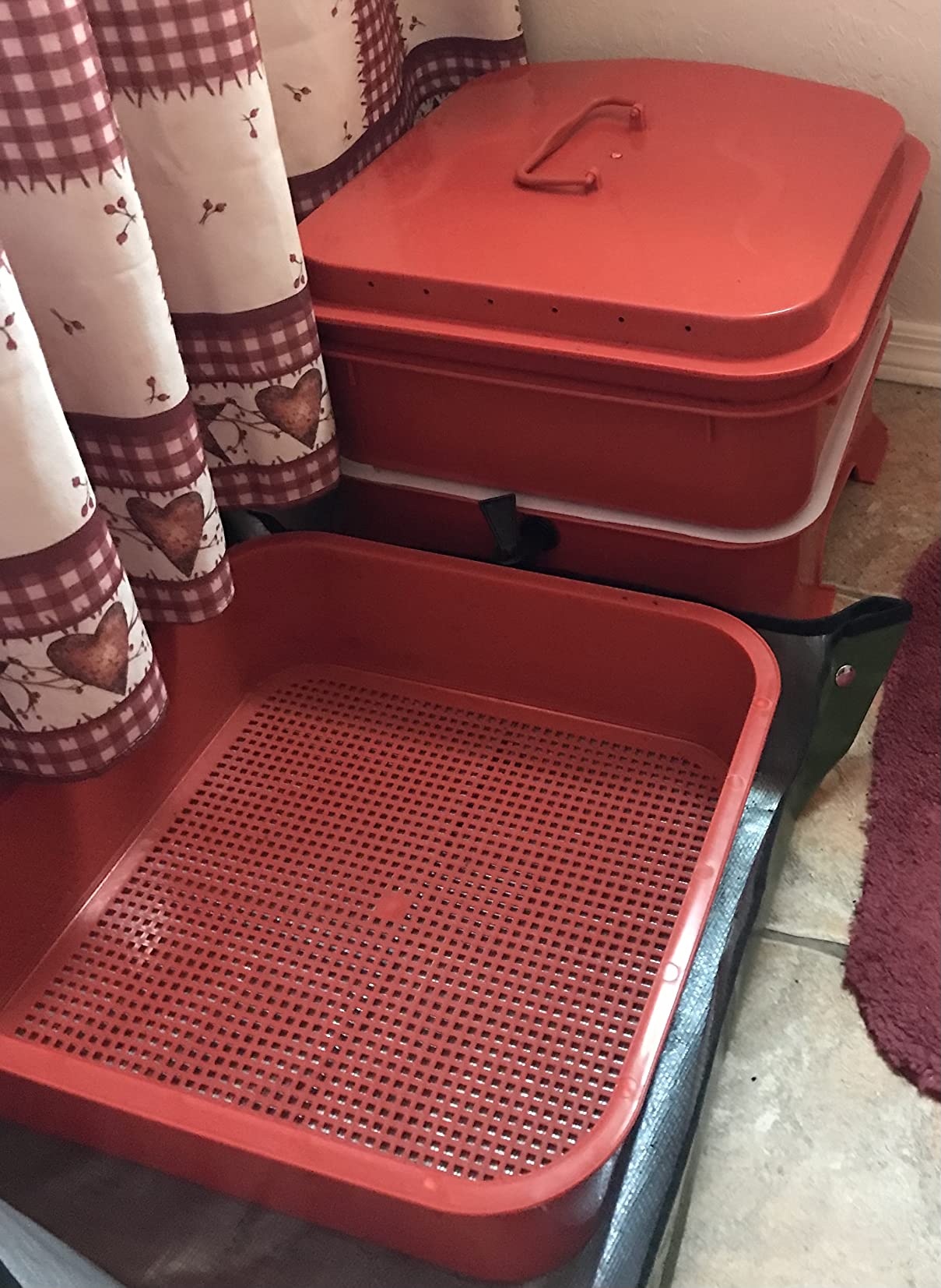 The Original VermiHut Plus 5-Tray Worm Composter Dark Green | Indoor & Outdoor Vermicomposting Bin | Sustainable Design for Food Waste Recycling customer photo 1