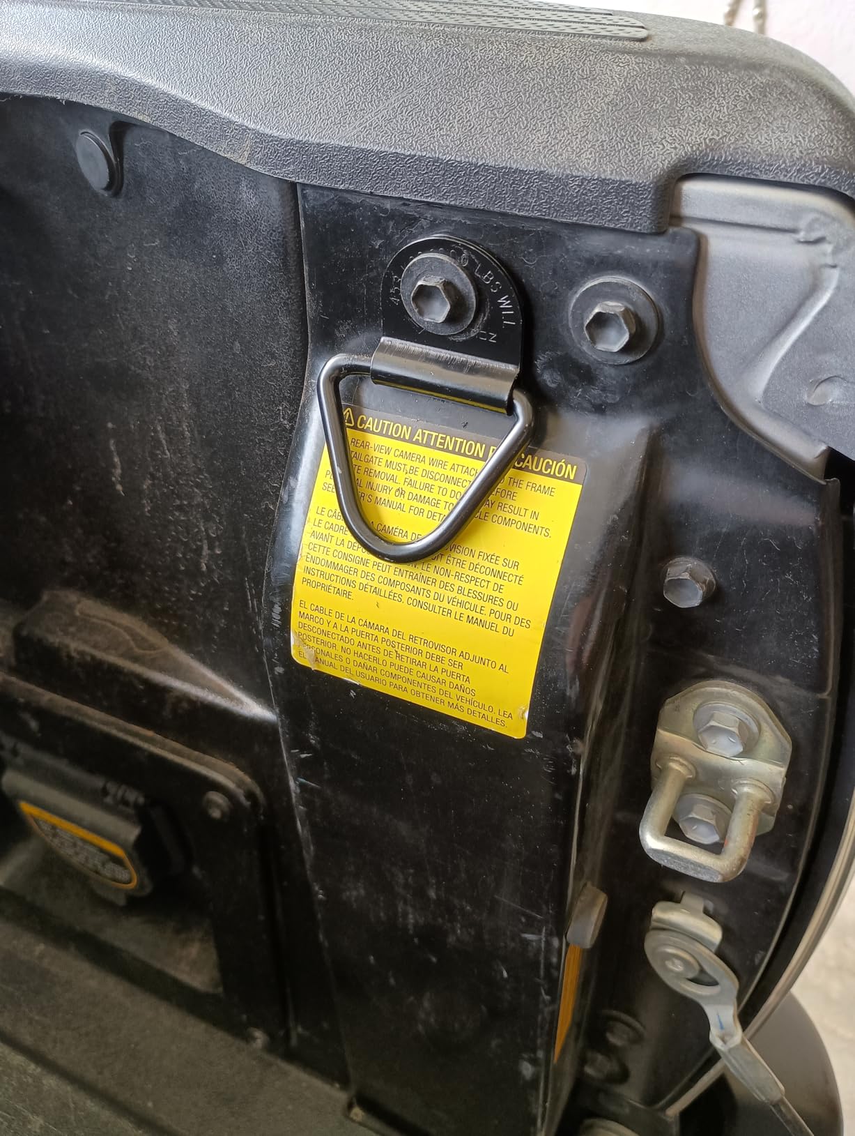 Heavy Duty Truck Bed Tie Down Anchors Rings Trailers Hook Cargo Bolt on V Ring Pickups Rail Accessories (4 Pack) customer photo 1