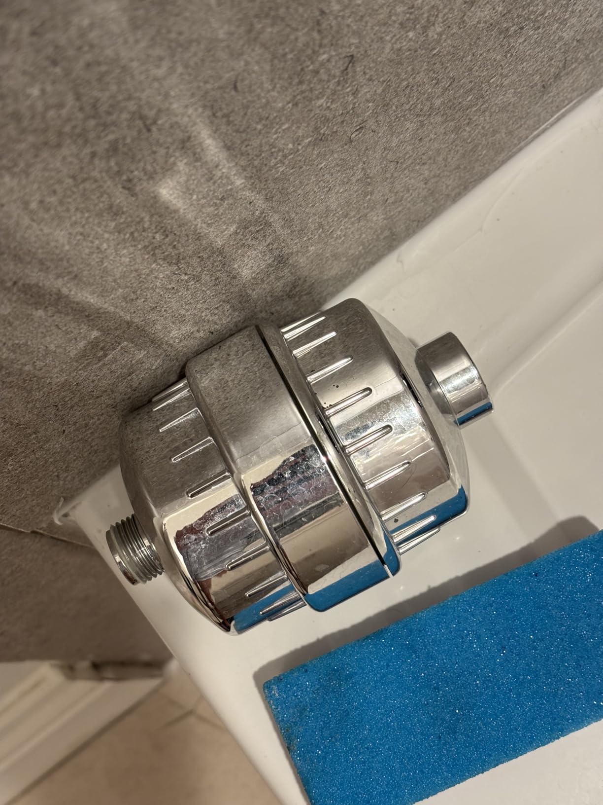 FEELSO Shower Head and 15 Stage Shower Filter Combo, High Pressure 5 Spray Settings Filtered Showerhead with Water Softener Filter Cartridge for Hard Water Remove Chlorine and Harmful Substances customer photo 2