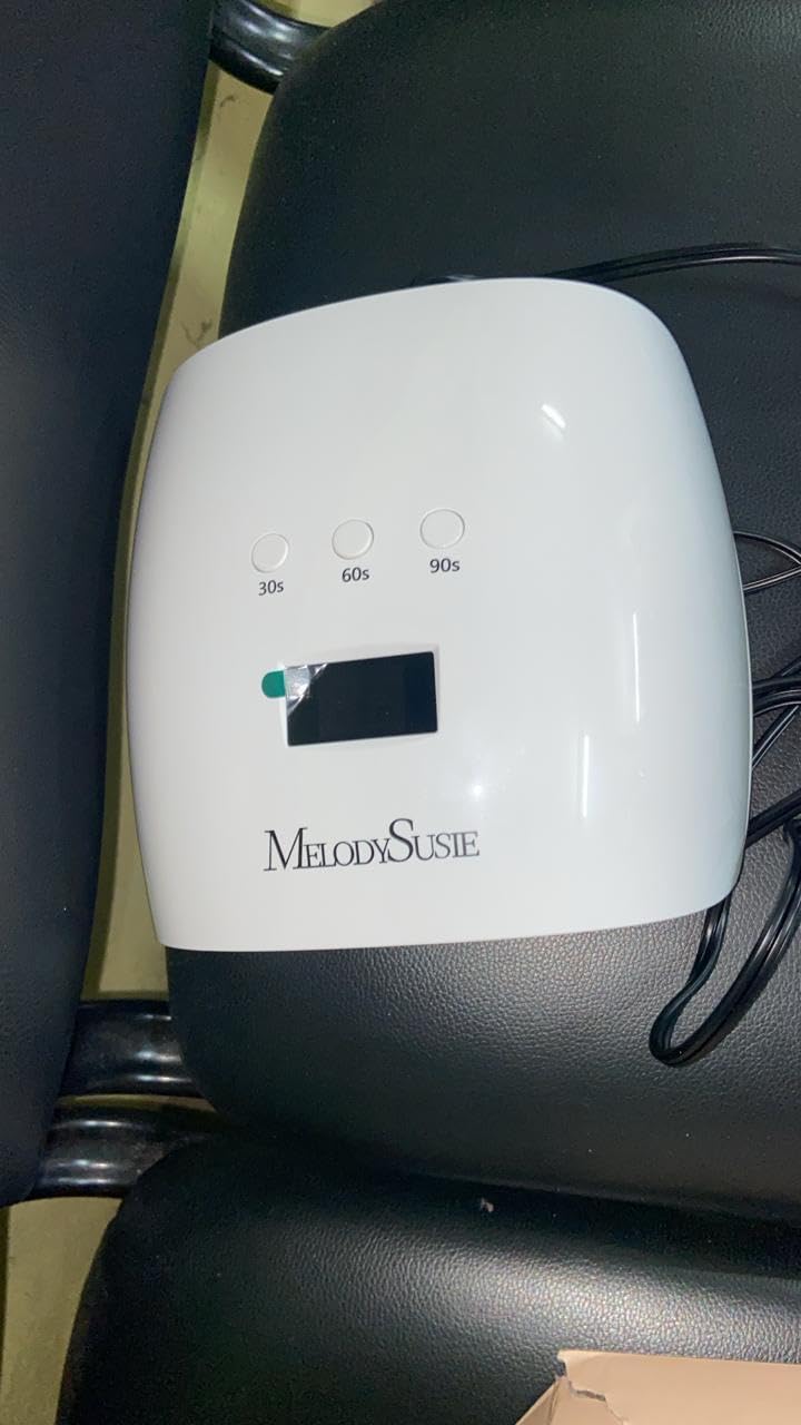 MelodySusie Professional UV LED Nail Lamp, P-Plus30I High Efficient Nail Dryer with 3 Timers & Detachable Base Cures All Hard Gels, Especially Rhinestone Glue, Solid & Liner Gel Polishes customer photo 1