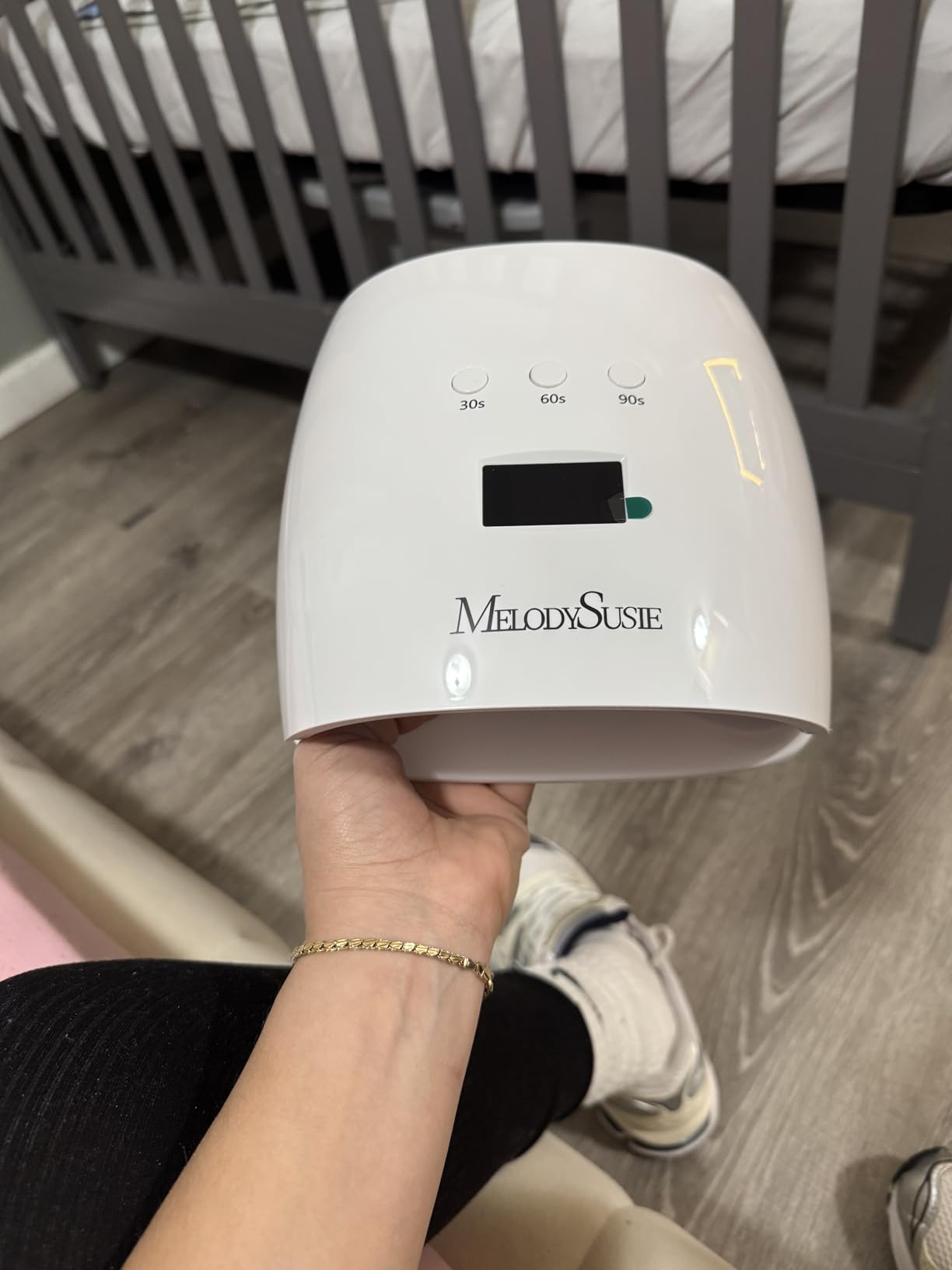 MelodySusie Professional UV LED Nail Lamp, P-Plus30I High Efficient Nail Dryer with 3 Timers & Detachable Base Cures All Hard Gels, Especially Rhinestone Glue, Solid & Liner Gel Polishes customer photo 2