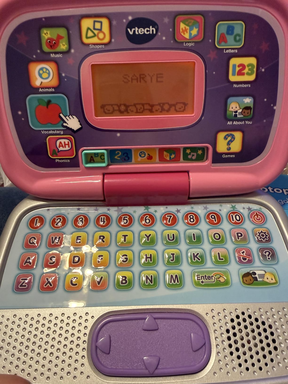 VTech Play Smart Preschool Laptop, Black customer photo 2
