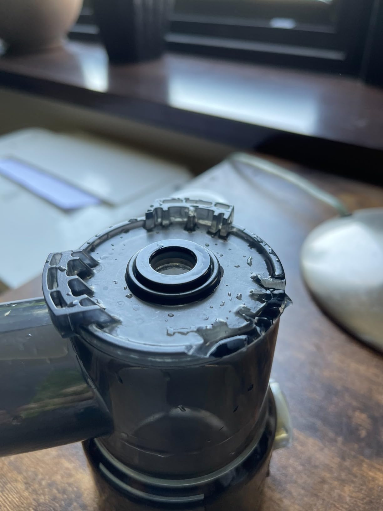 Jocuu Slow Masticating Juicer Machines with Soft Hard Modes Easy to Clean Quiet Motor & Reverse Function, Cold Press Juicer for Fruit & Vegetable, 90% Juice Yield, with Brush & Recipes (Grey) customer photo 2