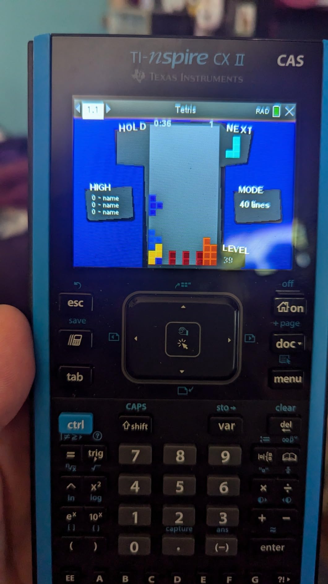 TI-Nspire CX II CAS Color Graphing Calculator with Student Software (PC/Mac) customer photo 2