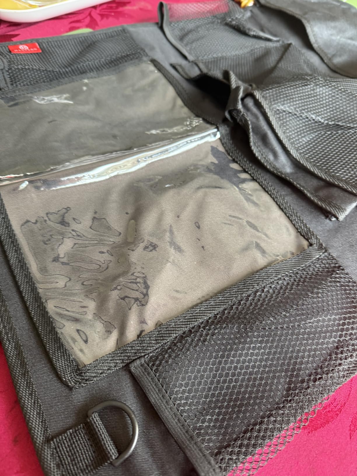 Helteko Backseat Car Organizer, Kick Mats Back Seat Protector with Touch Screen Tablet Holder, Back Seat Organizer for Kids, Travel Accessories with 9 Storage Pockets 2 Pack, Black customer photo 2