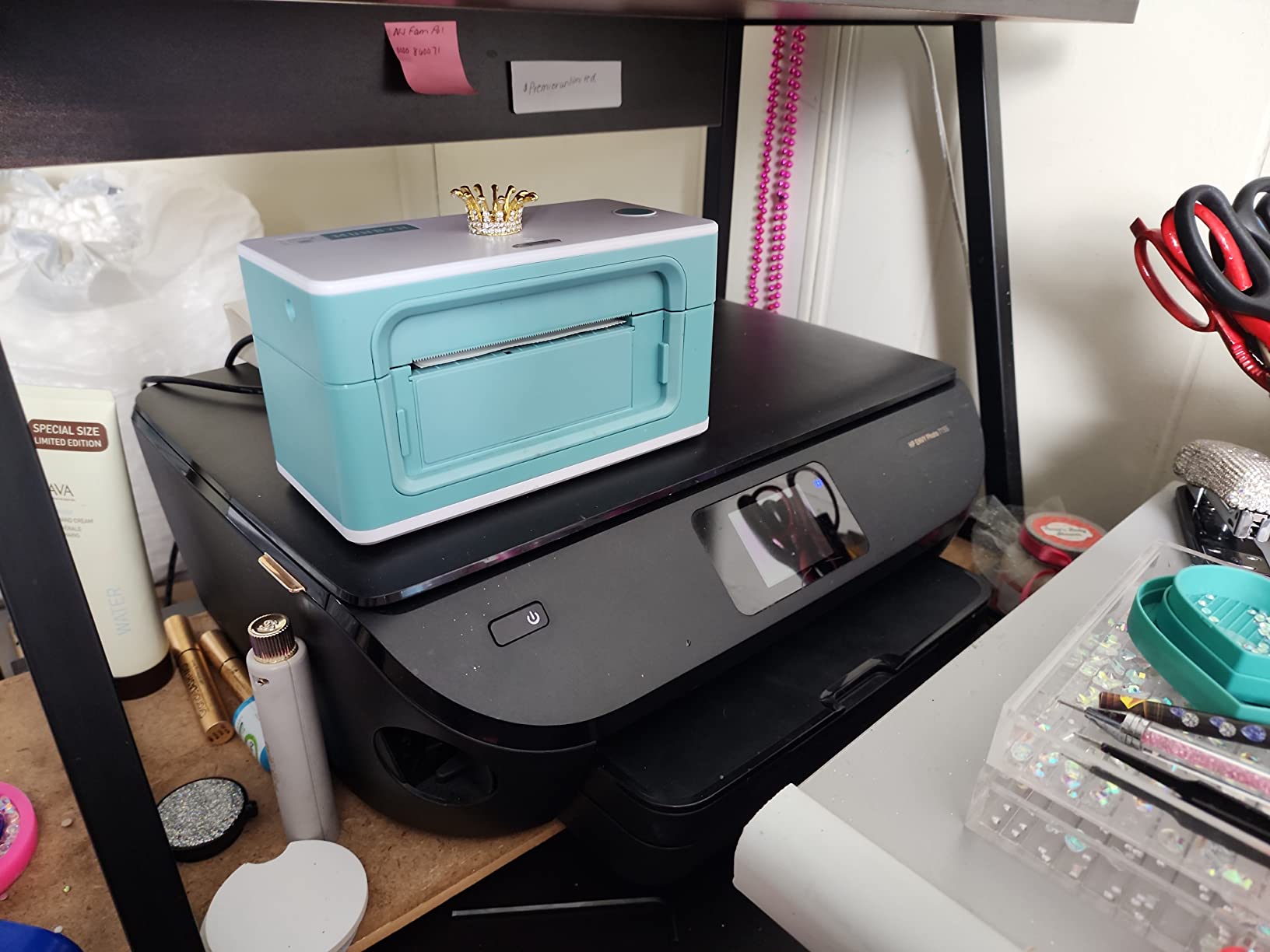 MUNBYN Shipping Label Printer RealWriter 941, 4x6 Thermal Label Printer for Shipment of Packages, Home Shipping Small Business, Compatible with macOS, Windows (USB/USB+Bluetooth) customer photo 1