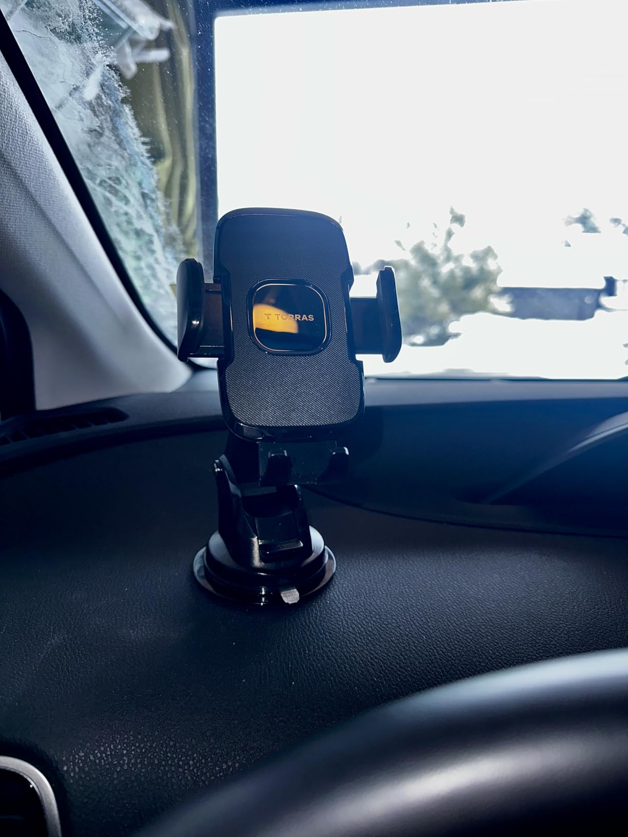 TORRAS Ultra-Durable Car Phone Holder Mount with 96+LBS Strongest Suction customer photo 2