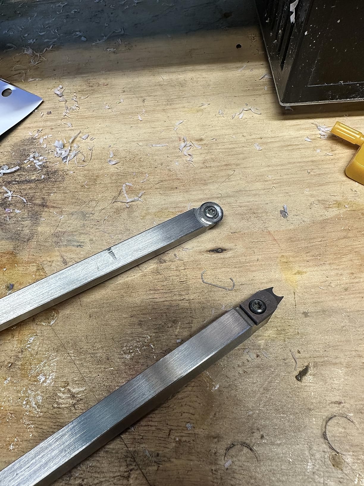Carbide Woodturning Tool Mini Size (3 Piece Set) Includes Diamond, Round and Square Turning Tools With Comfort Grip Handles customer photo 2