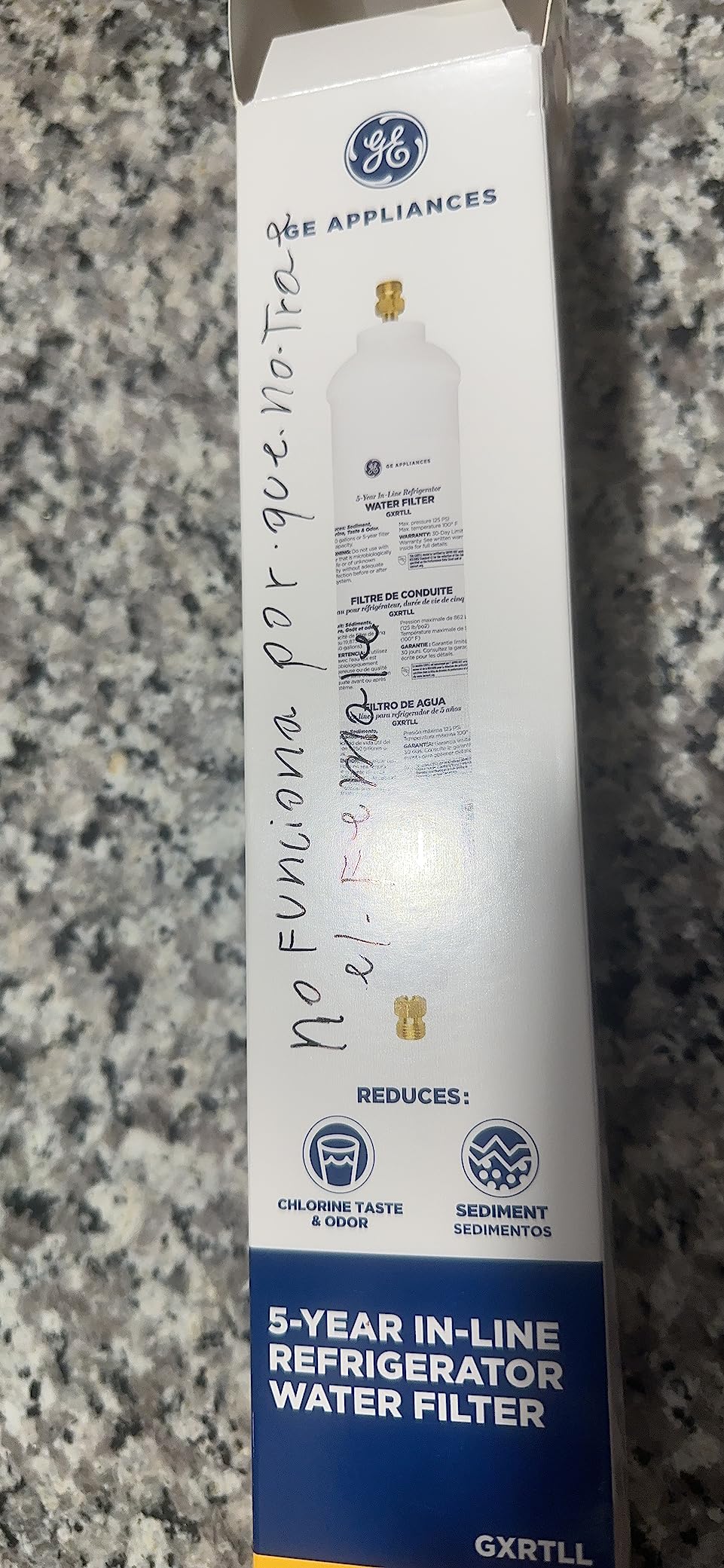 GE Appliances GXRTLL 5-Year in-LINE Filtration System Water Filter customer photo 1